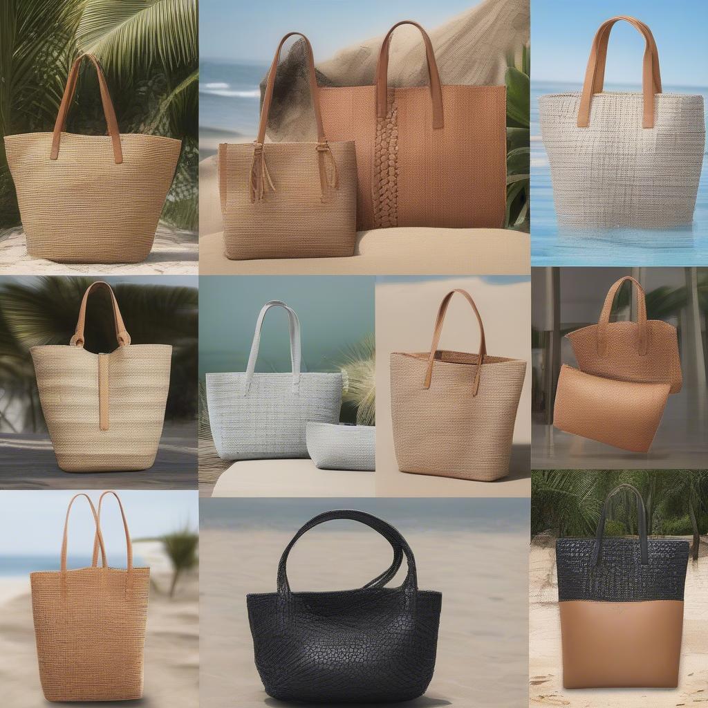 Different Moda Luxe Weave Tote Bag Styles