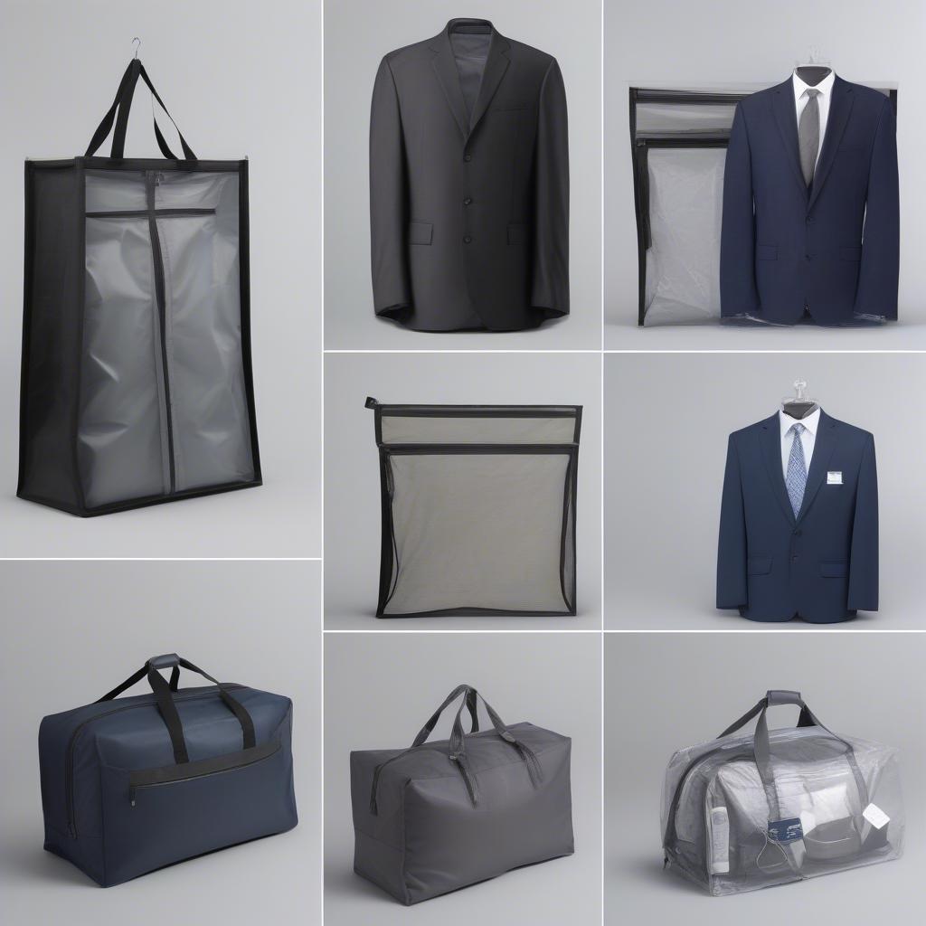 Different Styles of Non Woven Suit Bags