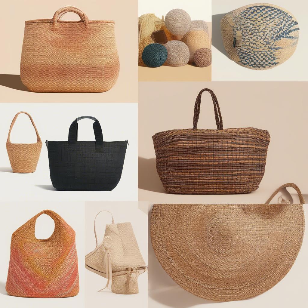 Various Styles of Summer Woven Bags