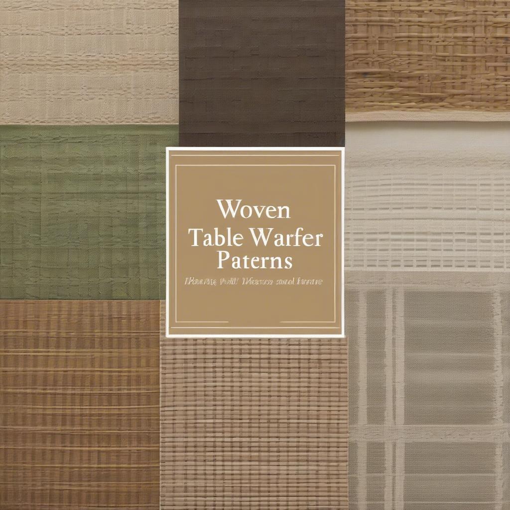 Variety of Table Runner Patterns