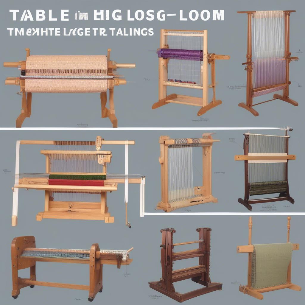 Variety of Table Top Looms