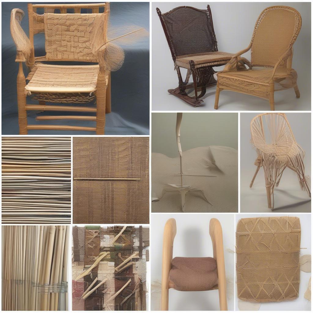 Various Types of Chair Weaving Kits for Different Chair Styles and Materials