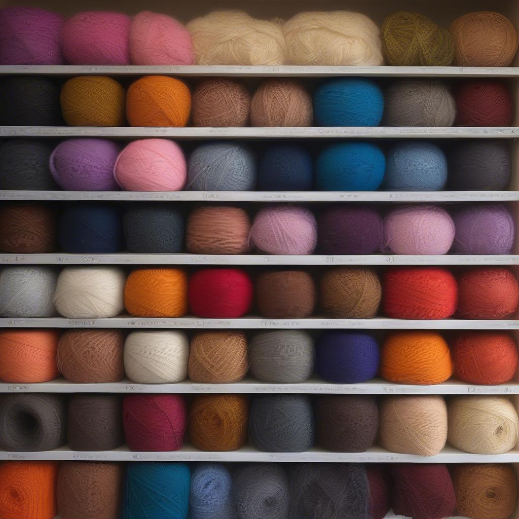 Variety of Yarns for Hat Weaving