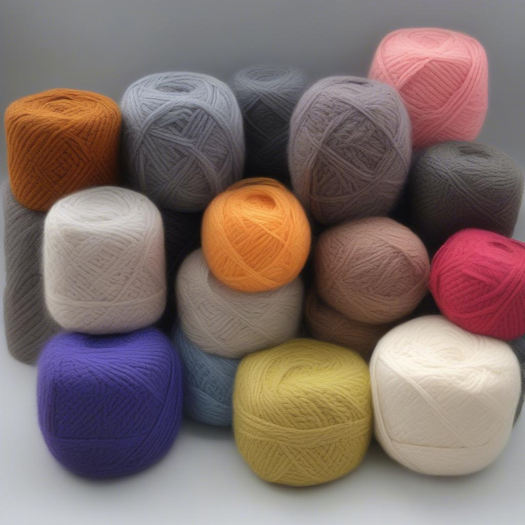 Various Yarn Weights Suitable for a Basket Weave Hat