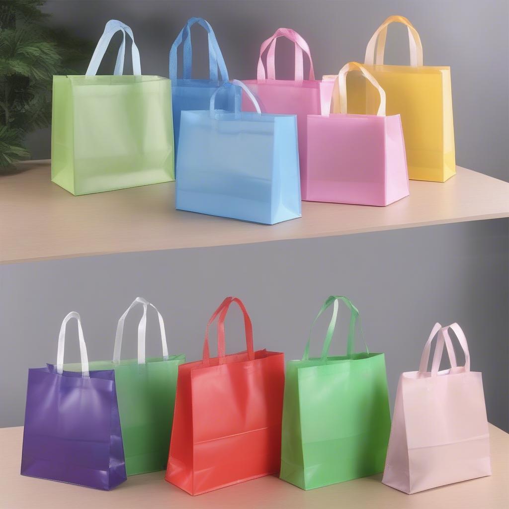 Discount Laminated Recyclable Non Woven Bags in Various Colors and Sizes