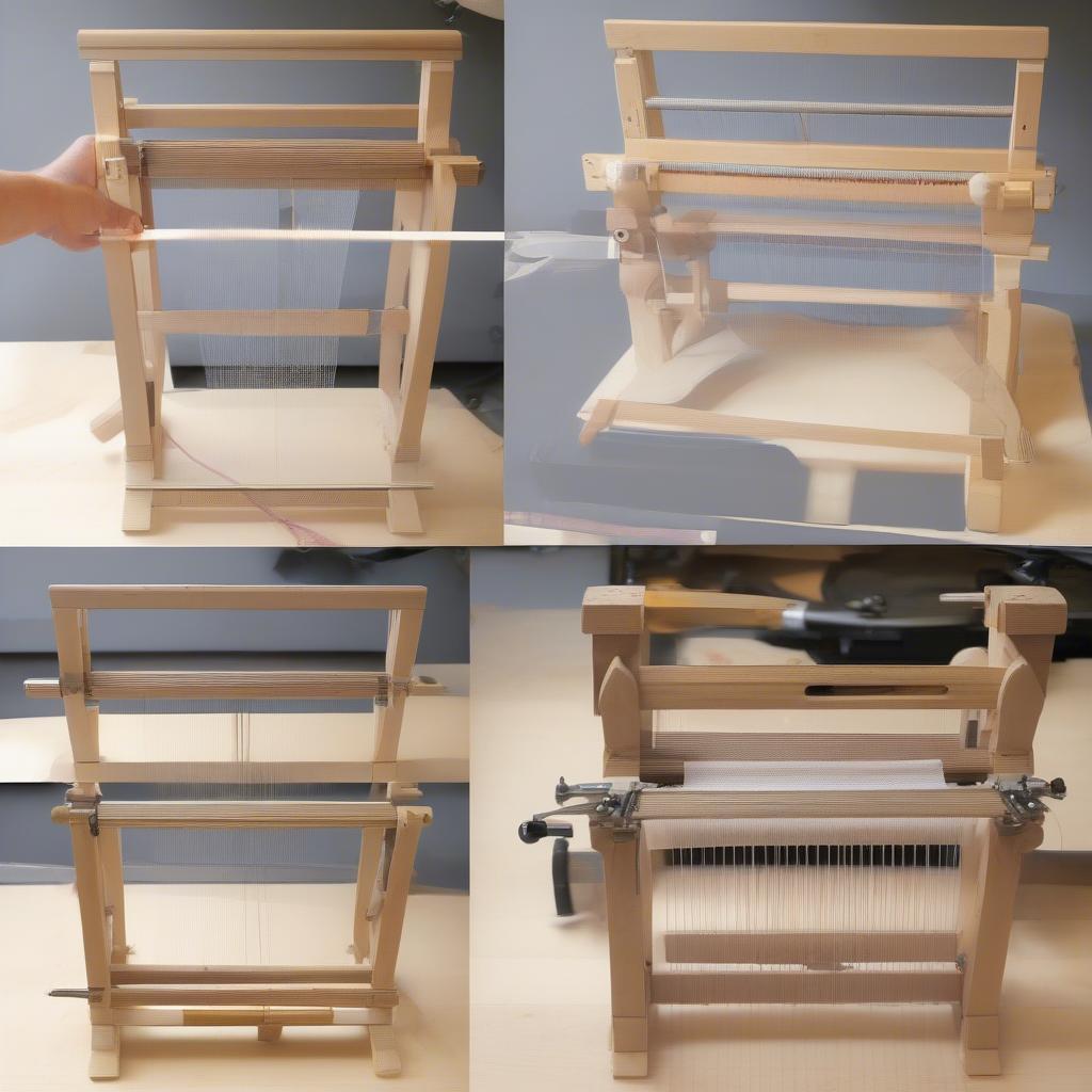 Step-by-step guide to building a table loom.