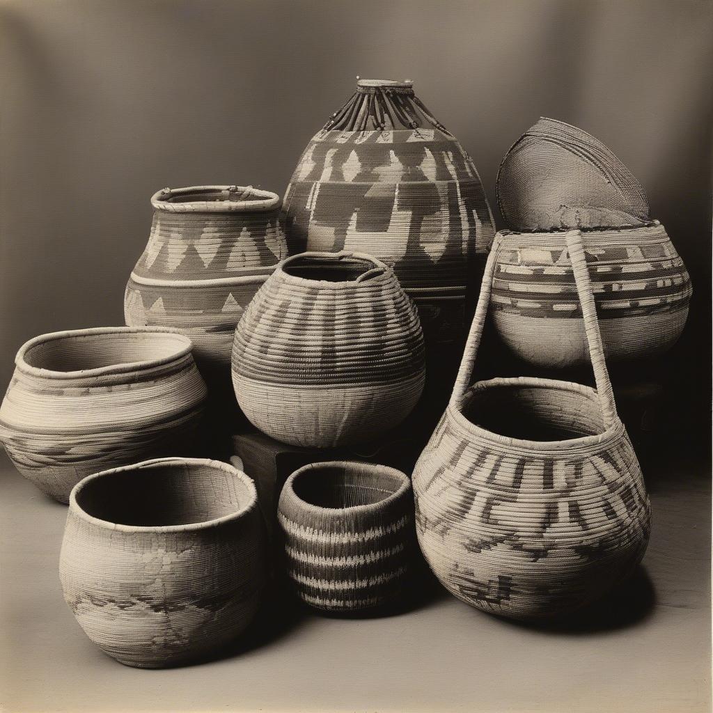 Early Navajo Baskets Used for Utilitarian Purposes