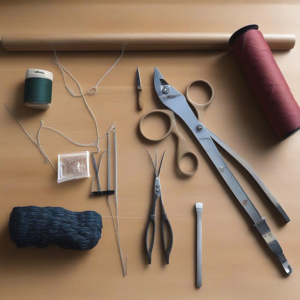 Essential Tools for Chair Rope Weaving