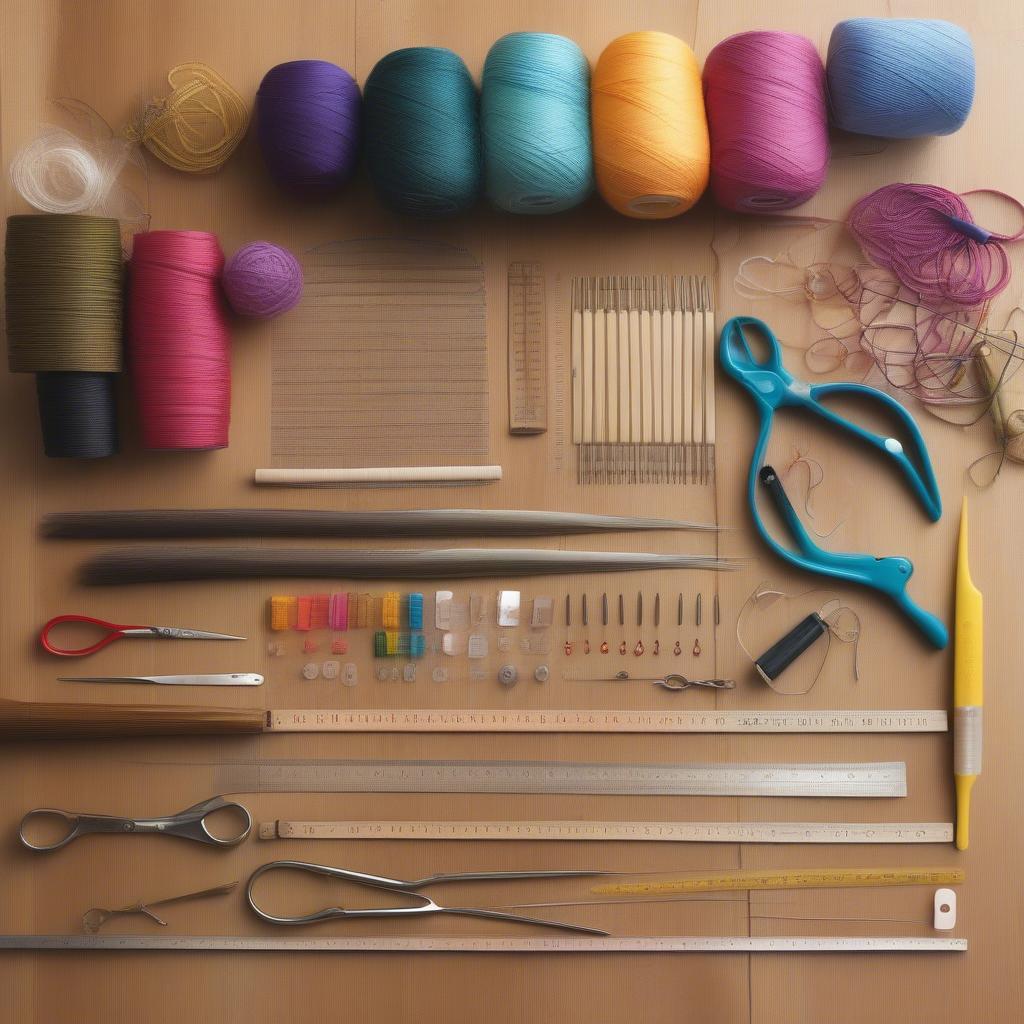 Essential Weaving Tools for Beginners: Scissors, Needles, and Measuring Tape