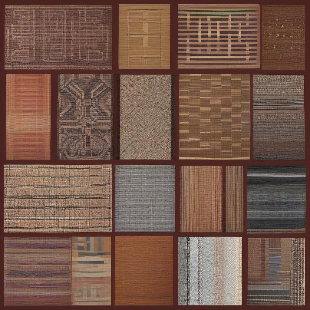 Examples of Table Weaving Patterns