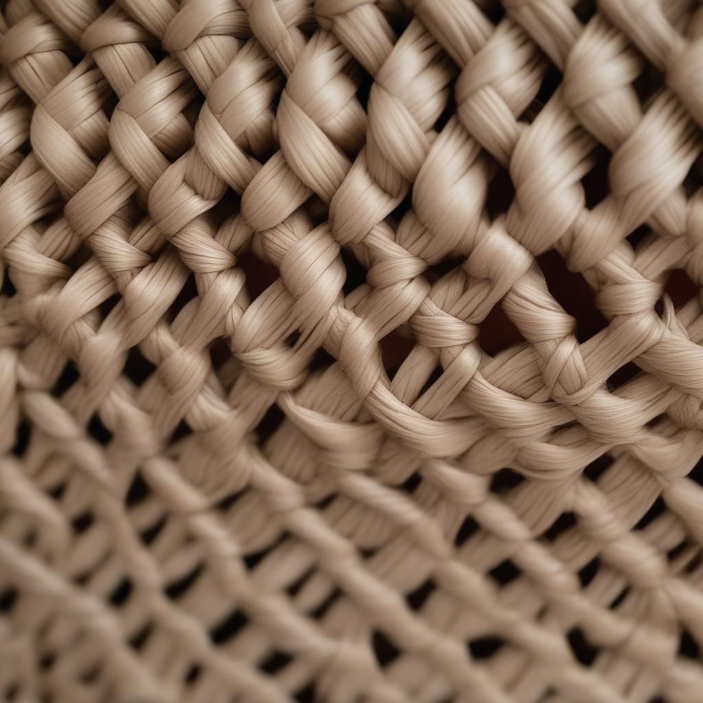 Fiber Rush Chair Bottom Weaving