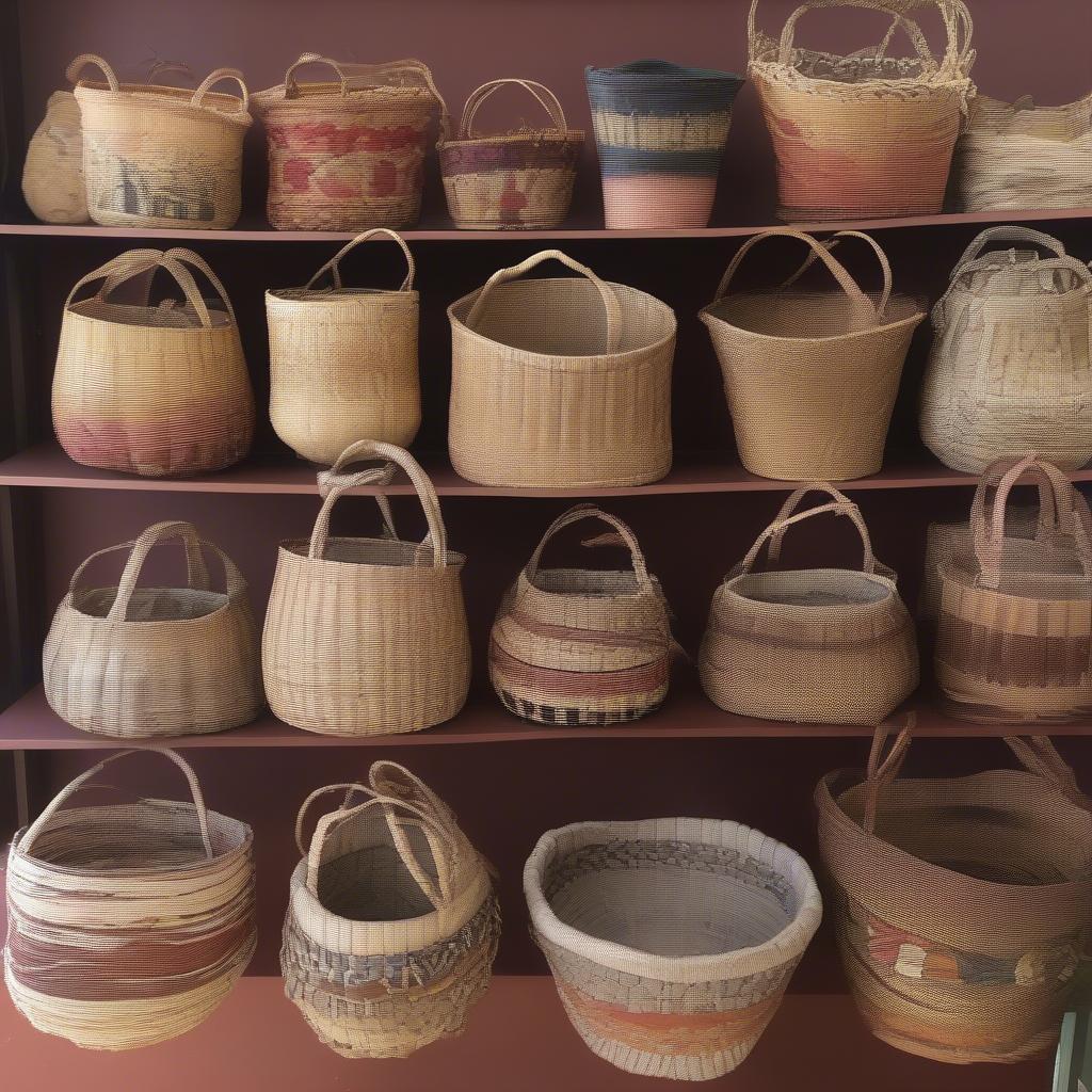 Finished Baskets from Adelaide Workshop