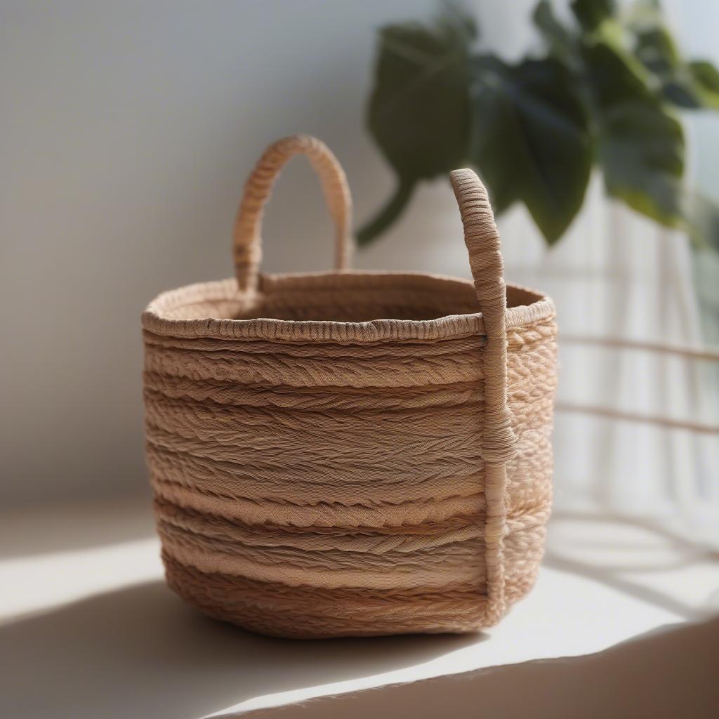 A Beautifully Crafted Cordage Basket