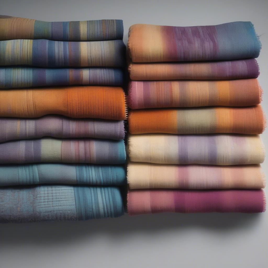 Examples of Finished Handwoven Towels