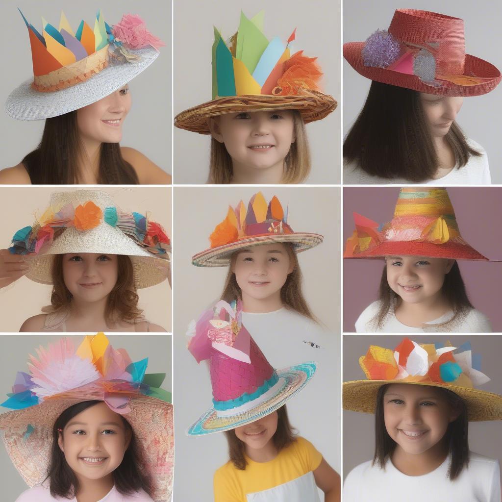 Finished Paper Hats