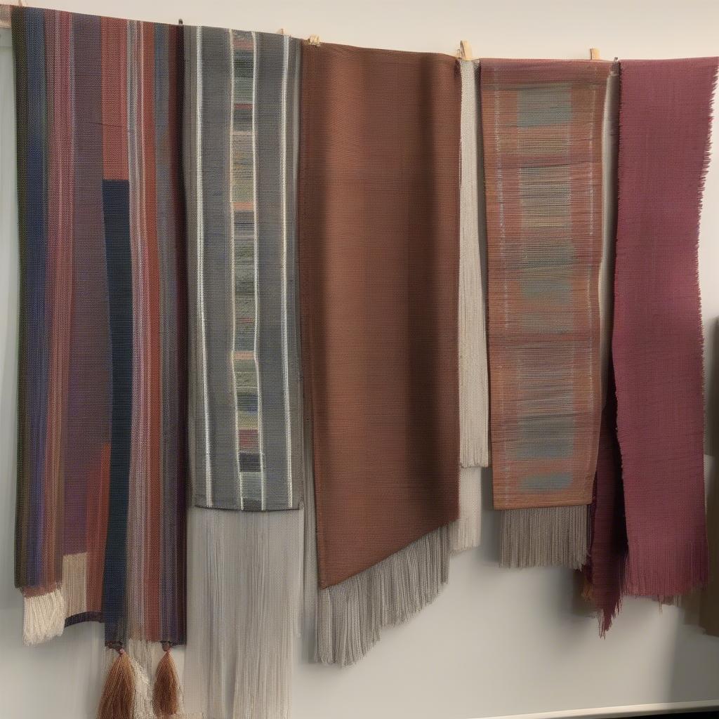 Examples of Finished Woven Table Runners