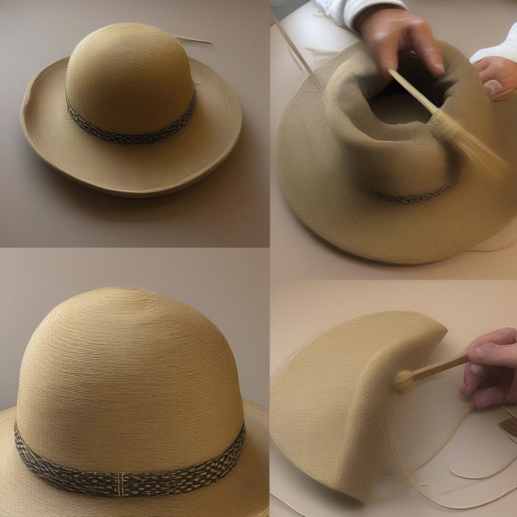 Flax Hat Shaping and Finishing: Creating the Brim and Applying Finishing Touches