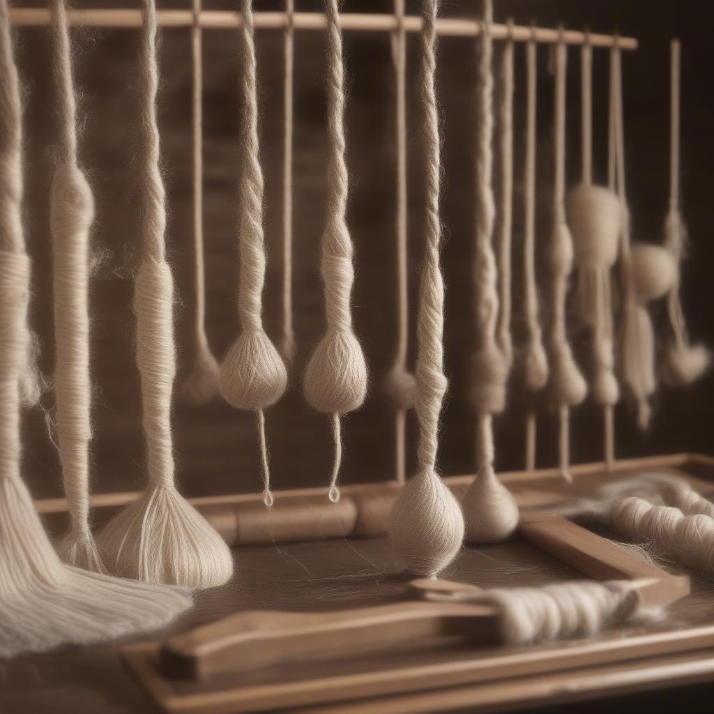 Flax Spinning: Creating Yarn with a Drop Spindle and Spinning Wheel