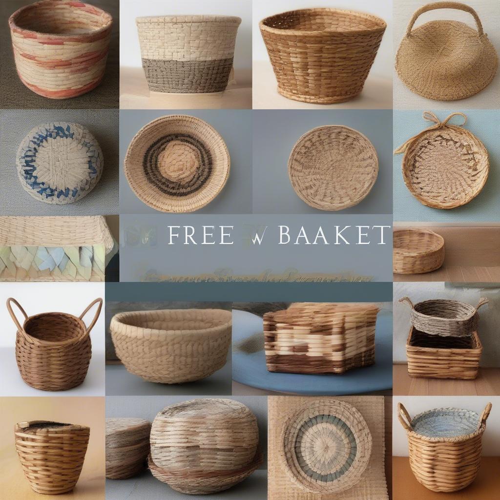 Selection of Free Beginner Basket Weaving Patterns