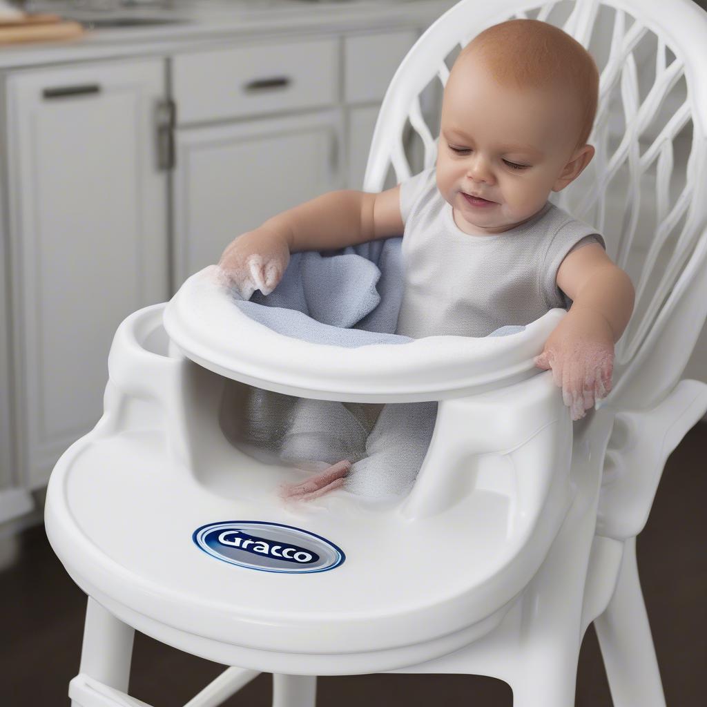 Cleaning the Graco Duodiner High Chair Weave