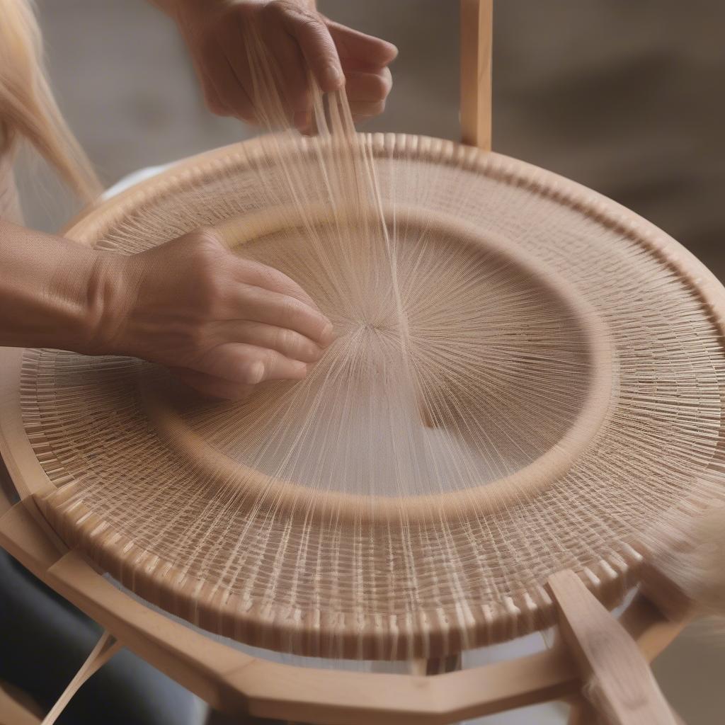 Beginner's guide to using a hat weaving loom