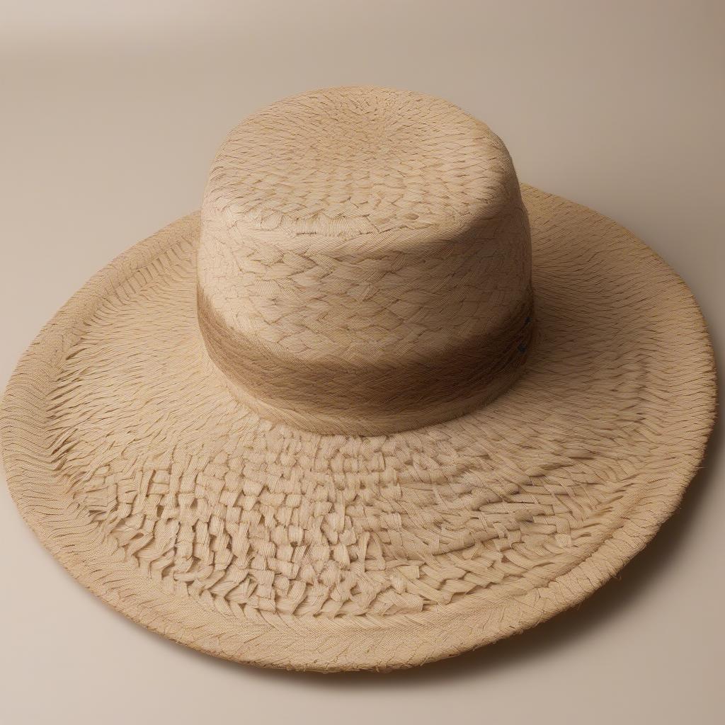 Finished Hermosilla Palm Hat