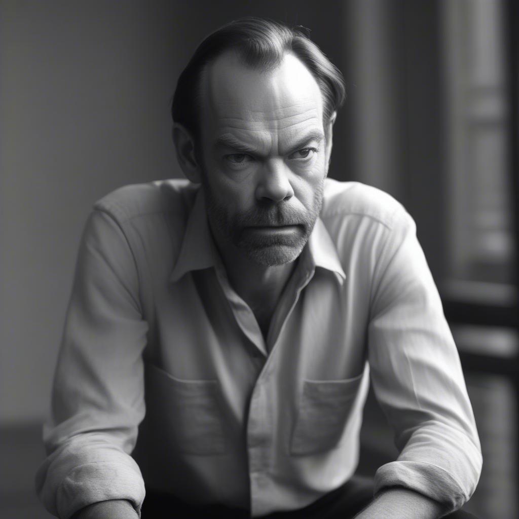 Hugo Weaving discussing his acting career