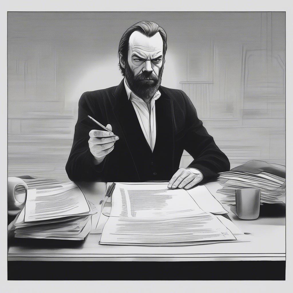 Hugo Weaving in a hypothetical contract negotiation