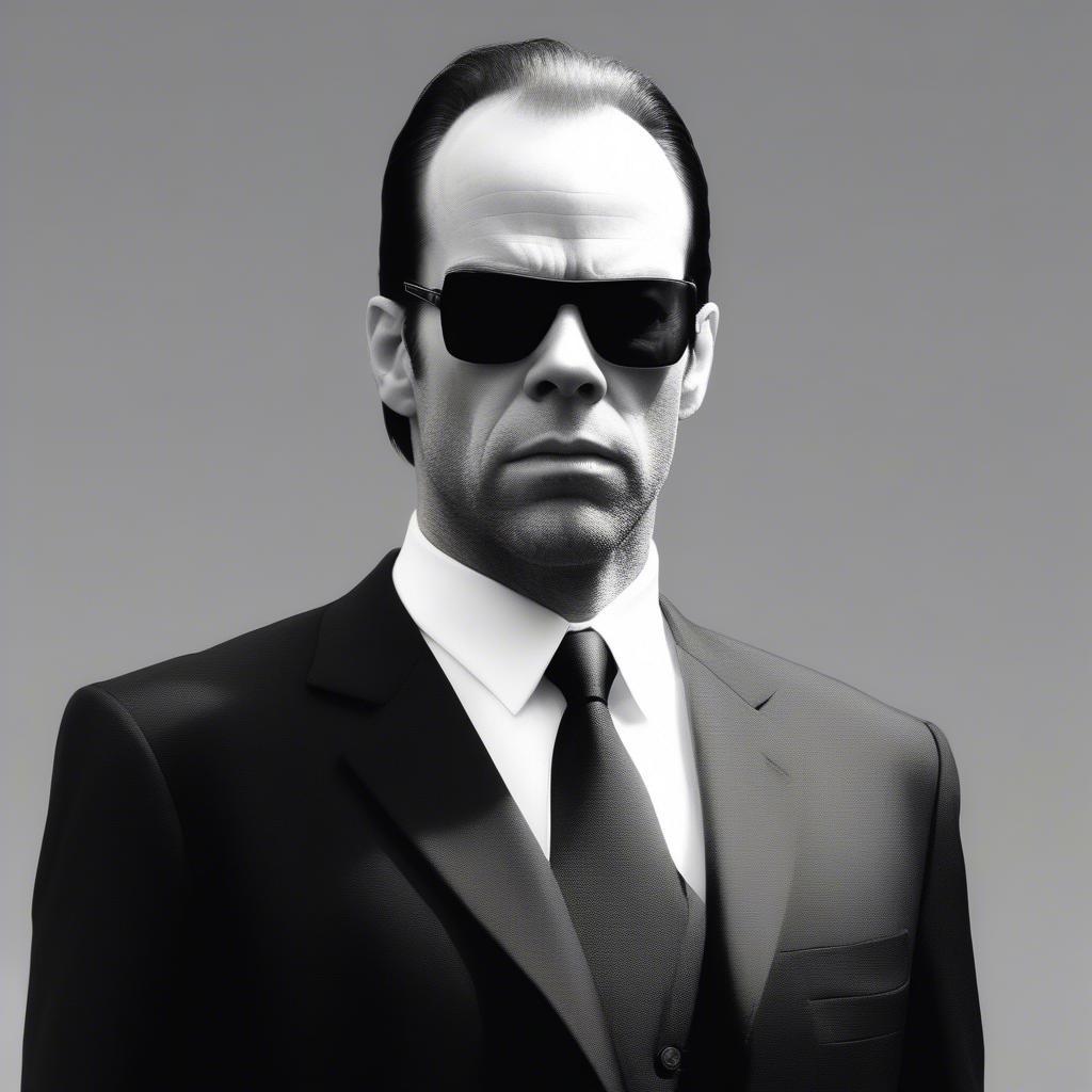 Hugo Weaving as Agent Smith in The Matrix