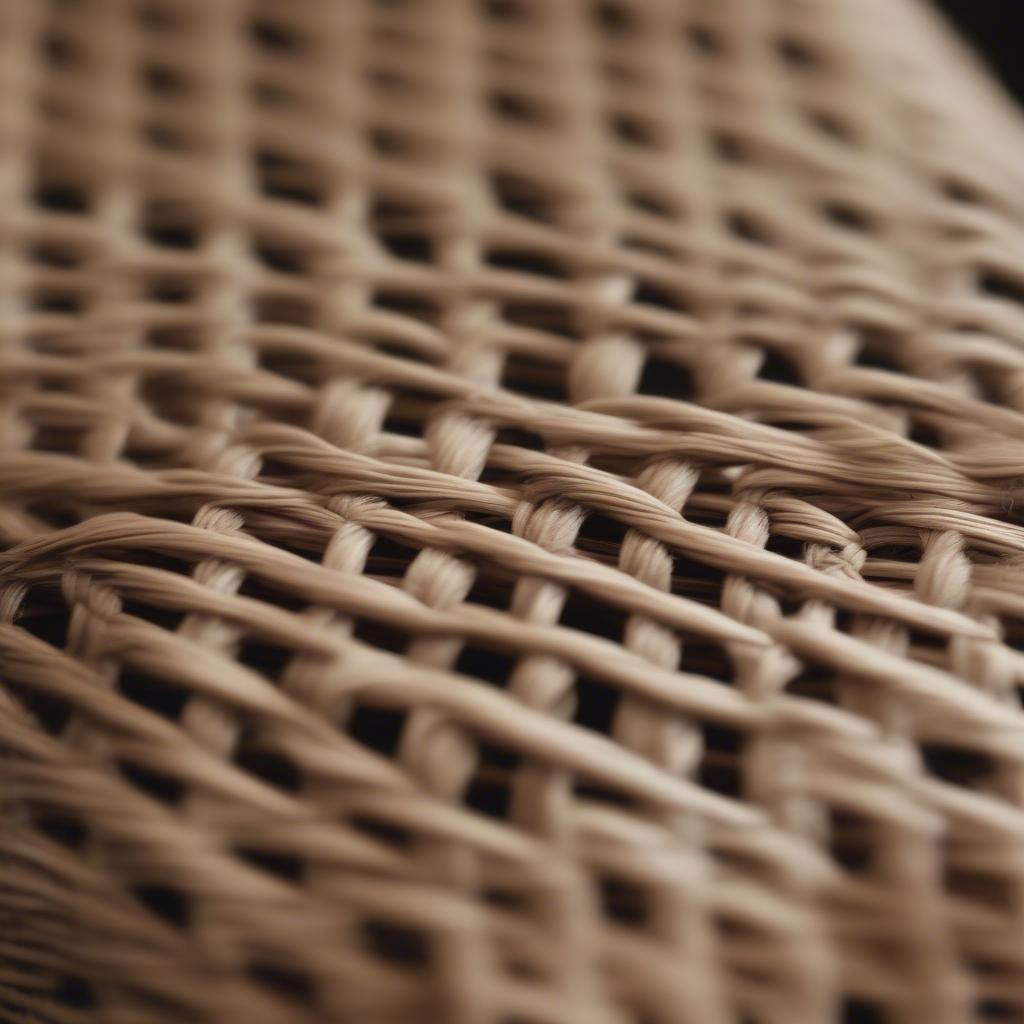 Maintaining Weave Pattern in a Wicker Chair