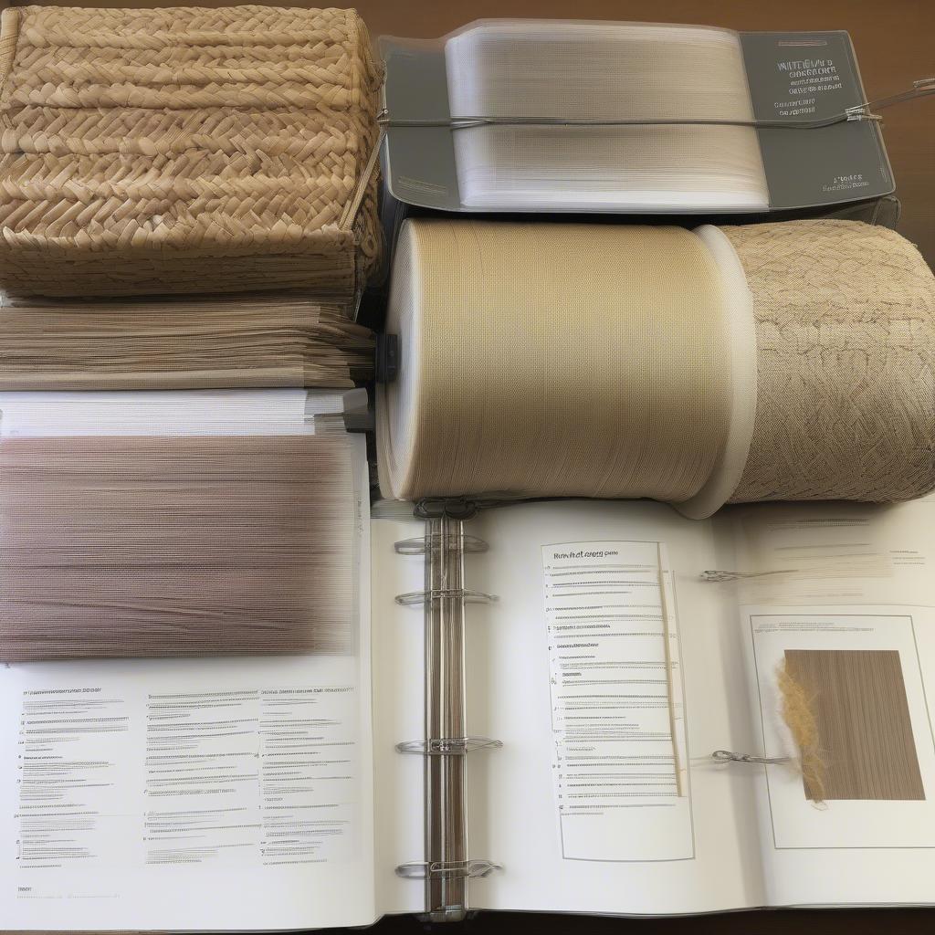 Material-Based Table of Contents for Weaving Projects