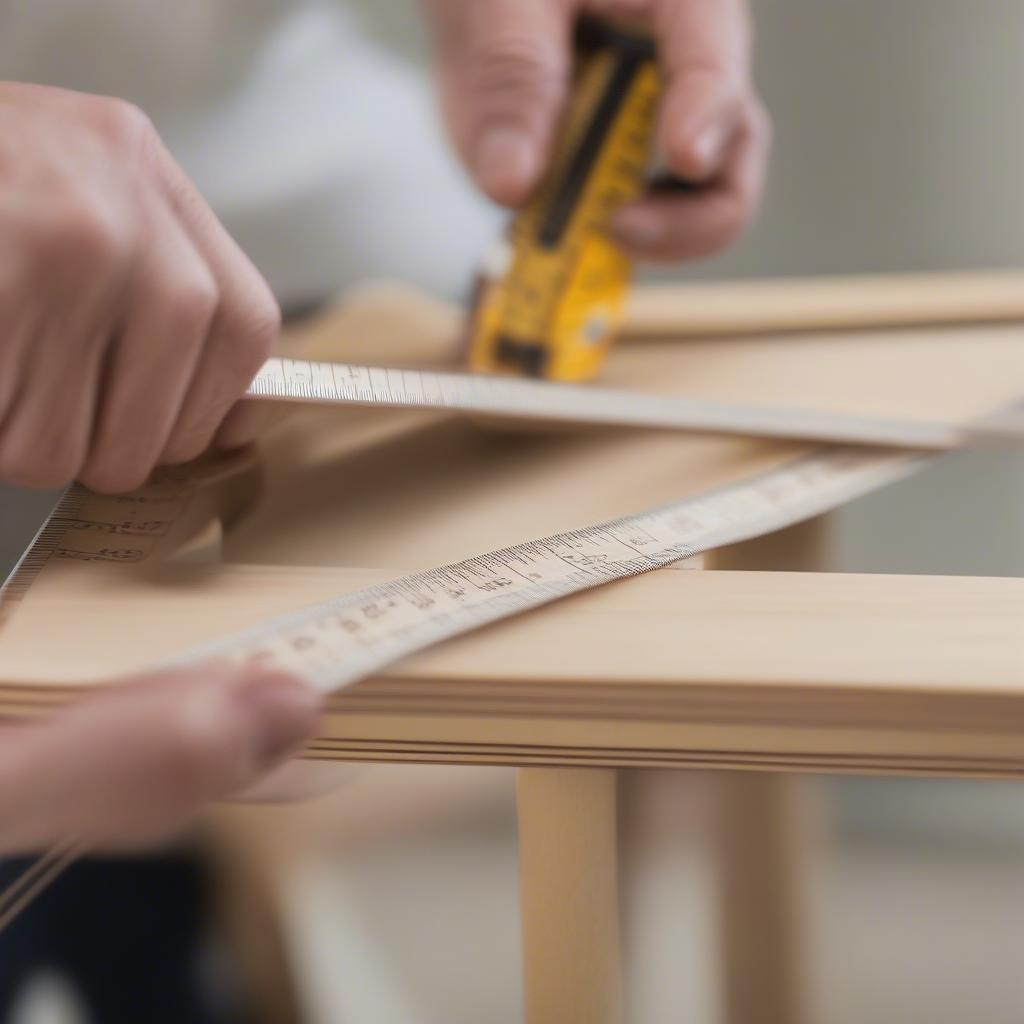 Measuring a Chair for Reed Weaving