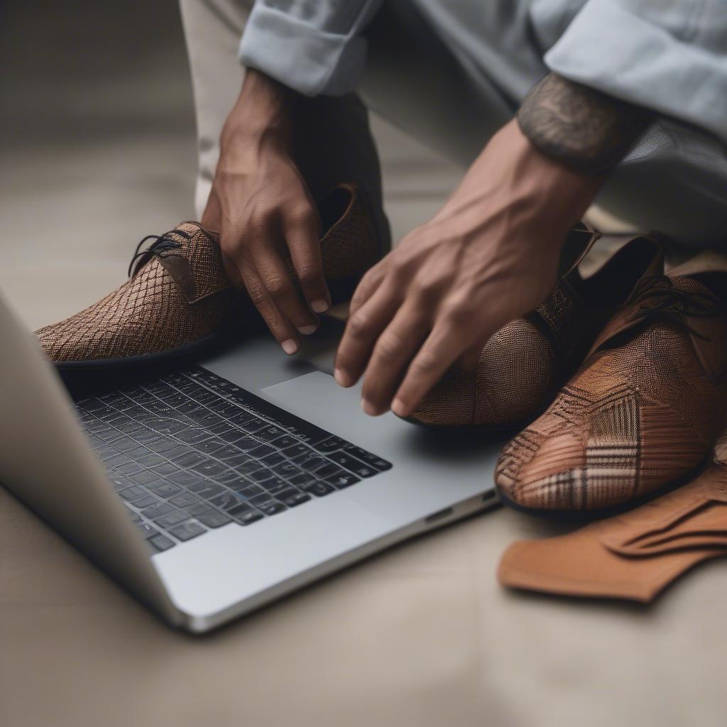 Men Shopping for Basket Weave Shoes Online