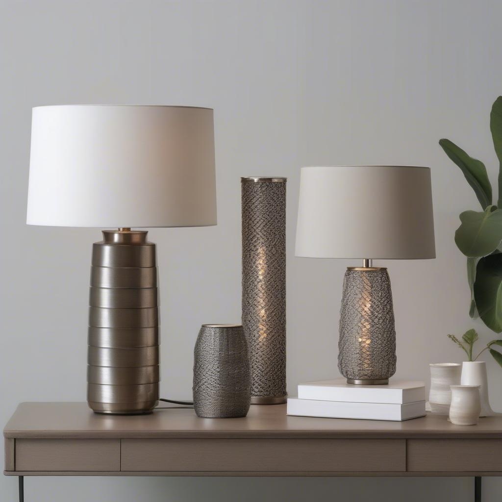 Choosing the Right Size Metal Weave Table Lamp