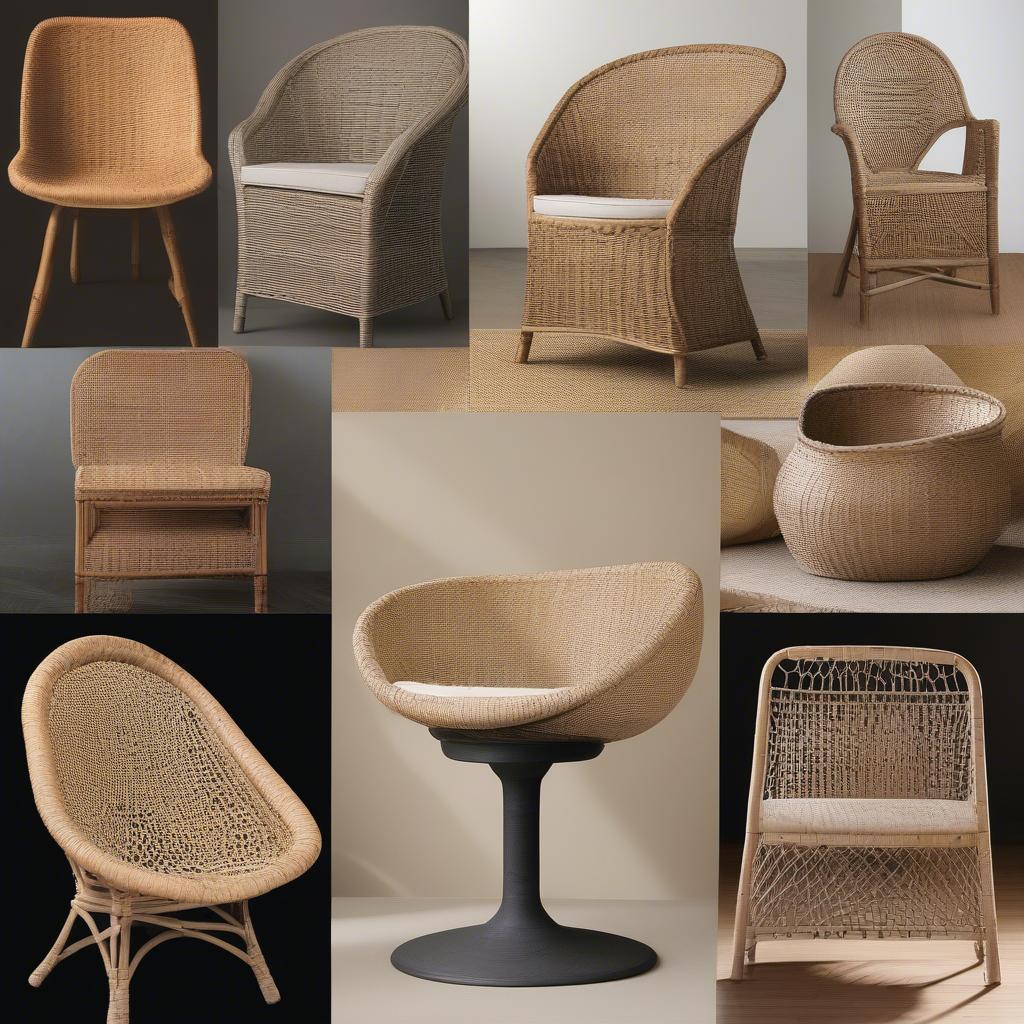 Natural Materials for Weaved Chairs