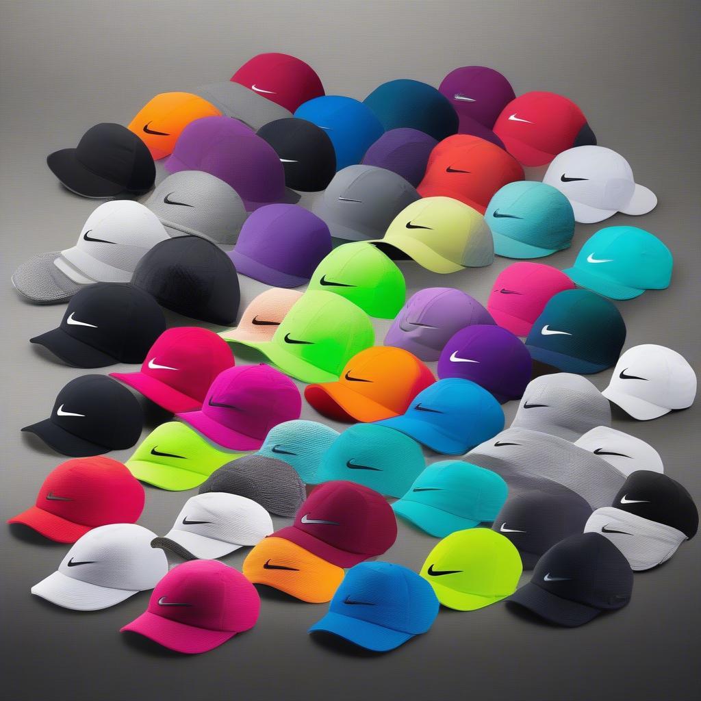 Different color options for the Nike Dri-FIT Weave Running Hat