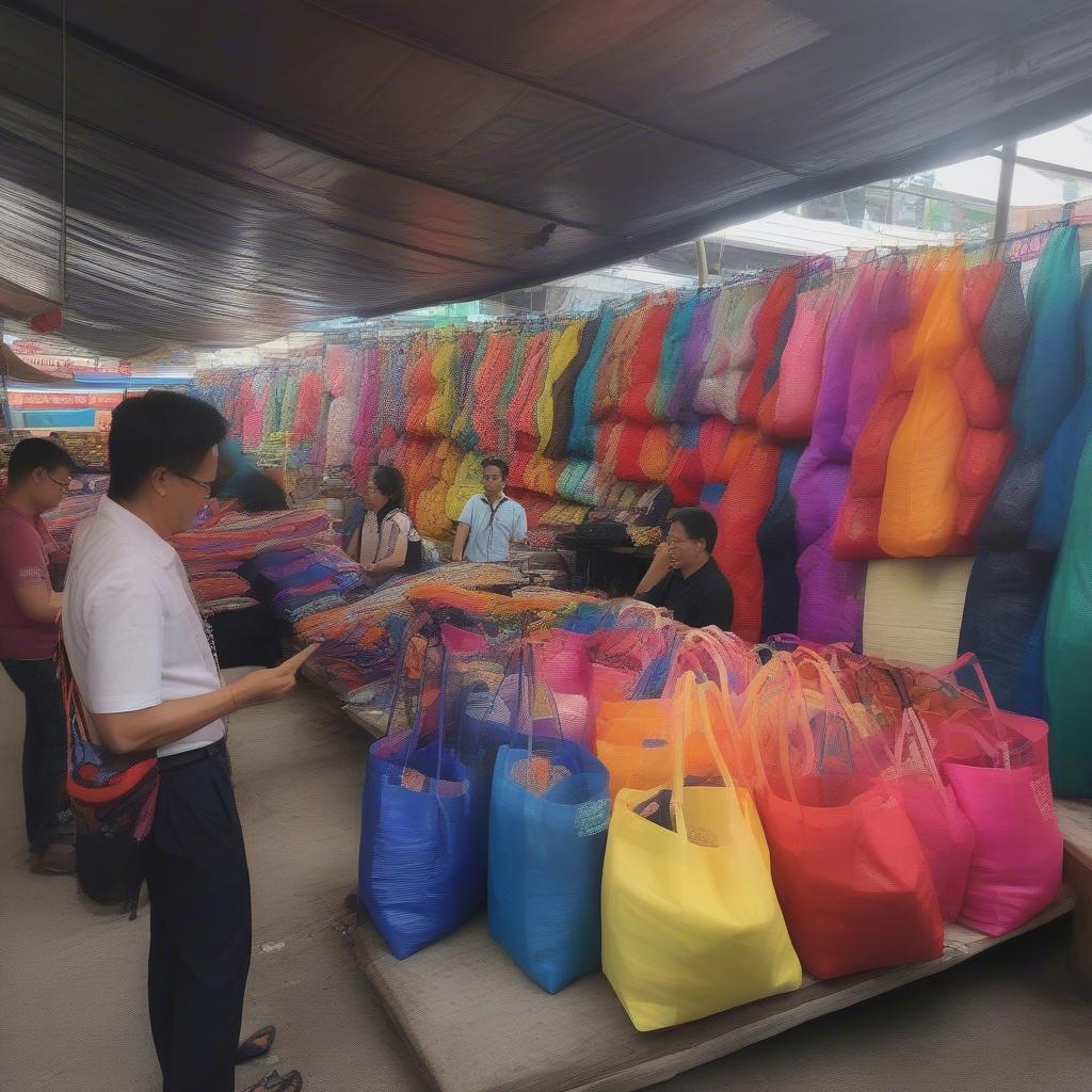 Non Woven Bags at Puchong Market