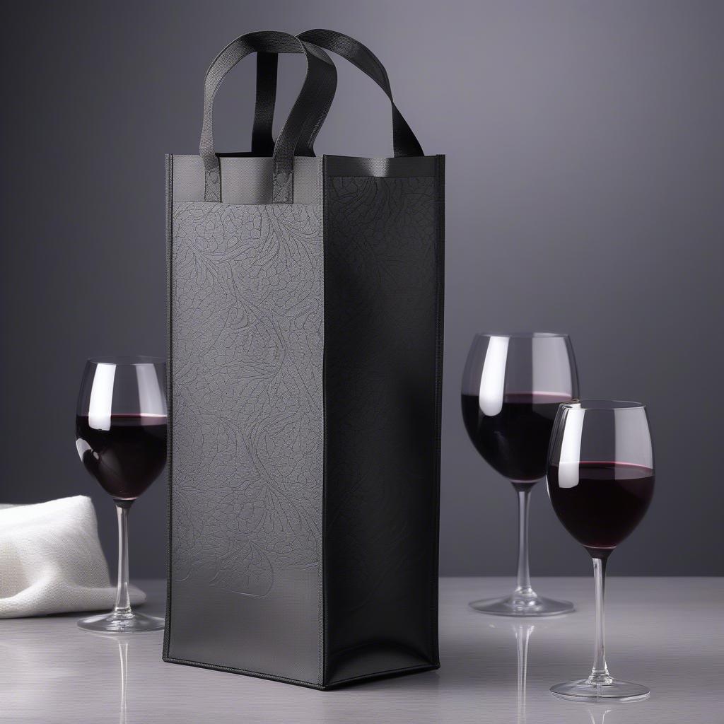 Single Non Woven Laminated Wine Bottle Bag