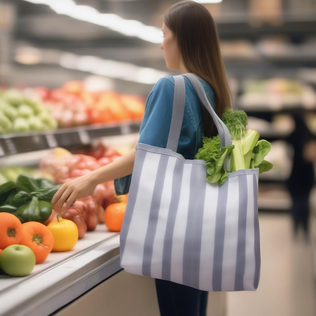 Using a Non Woven Tote Bag for Shopping