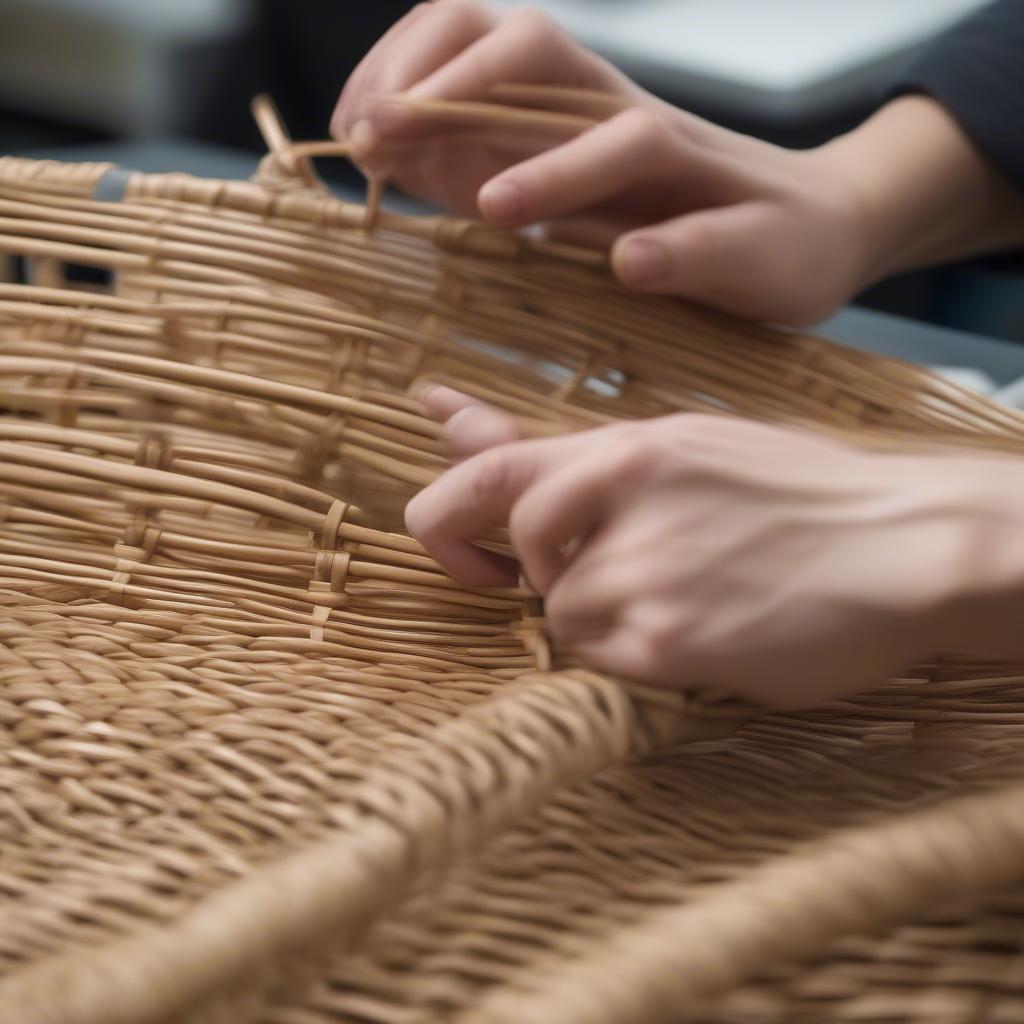 Advanced Basket Weaving Techniques in a NYC Studio