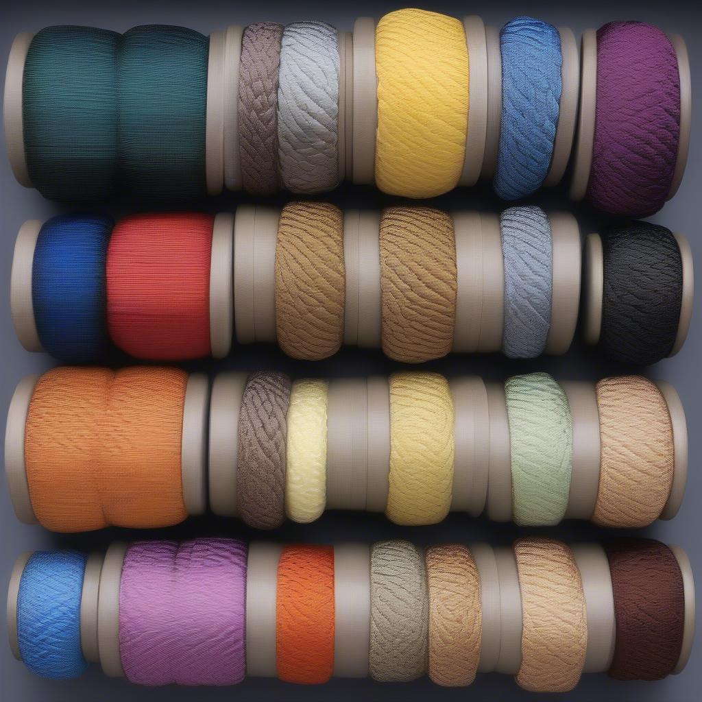 Different Types of Nylon Rope for Chair Weaving