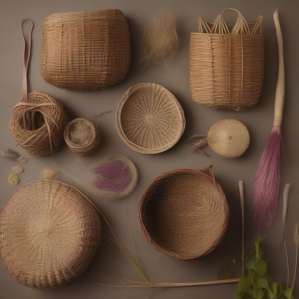 Natural Materials Used in Ohlone Basket Weaving