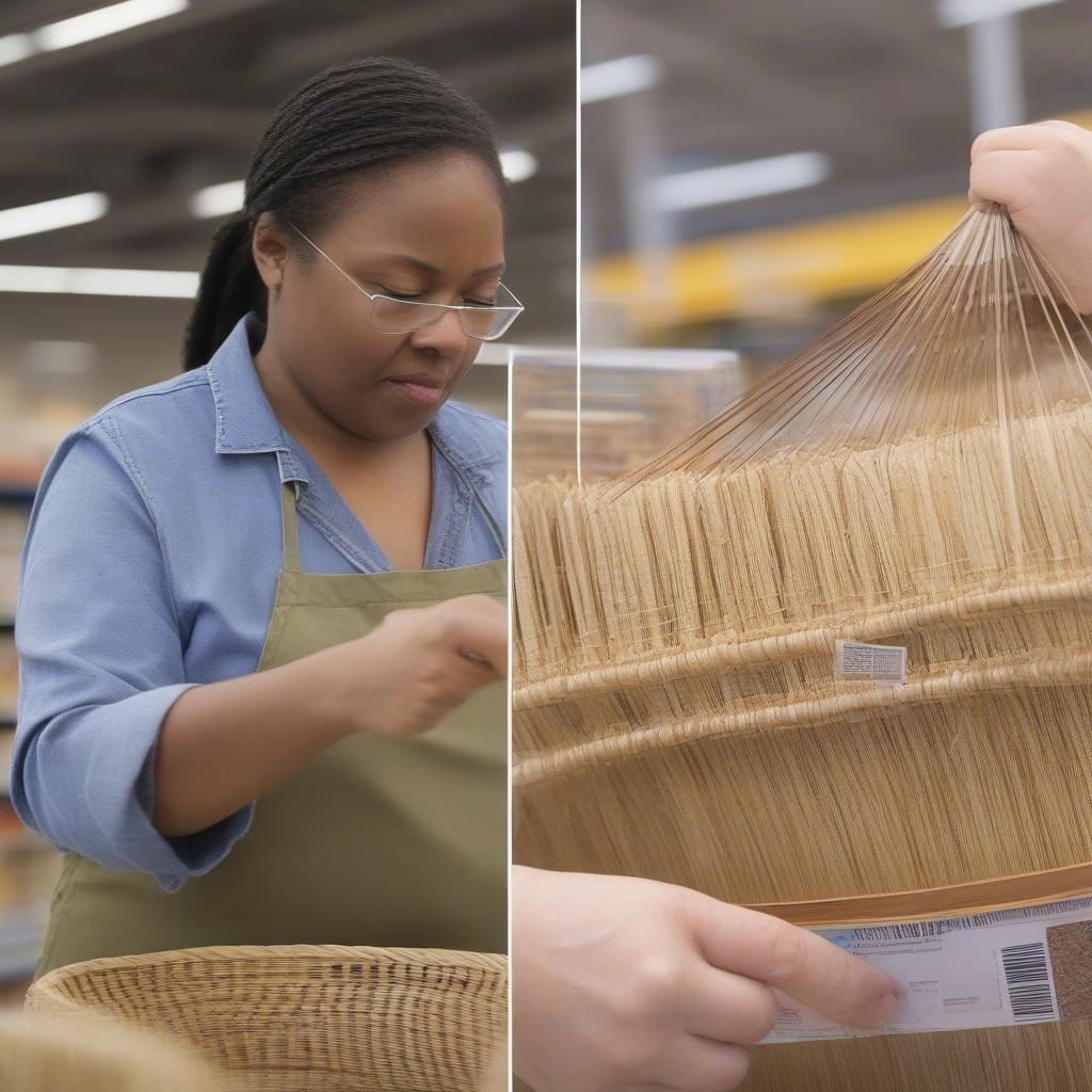 Online vs. In-Store Basket Weaving Supplies at Walmart