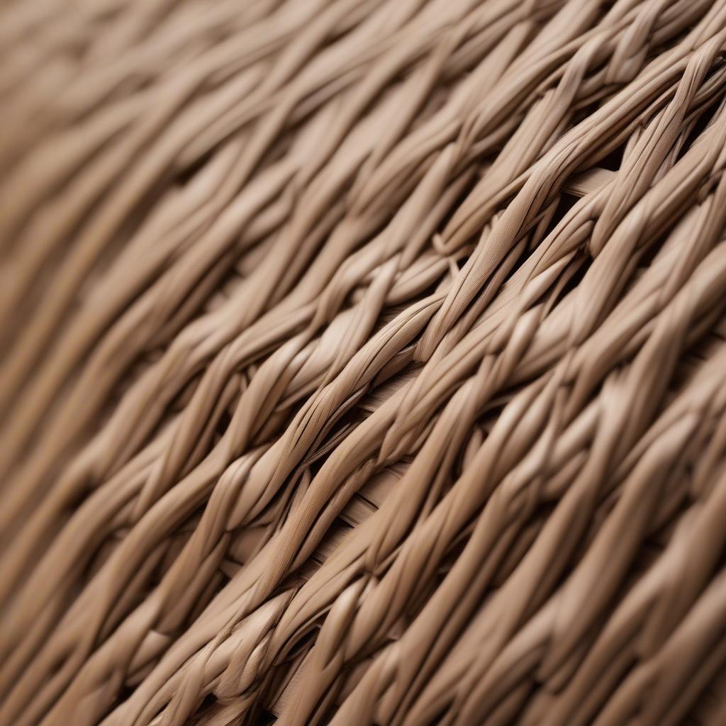 Close-up of the Opalhouse Diamond Weave Wicker Egg Chair