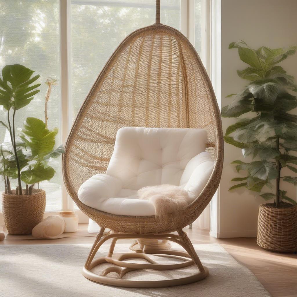 Opalhouse Egg Chair in a Sunroom Setting