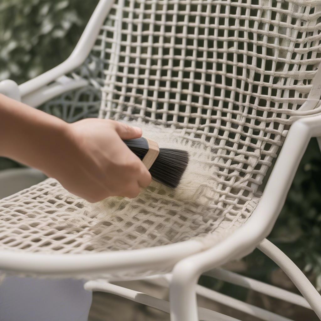 Open Weave Outdoor Chair Care and Maintenance