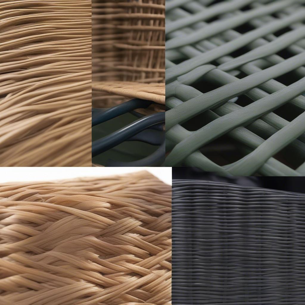 Open Weave Outdoor Chair Materials: Rattan, Wicker, and Metal