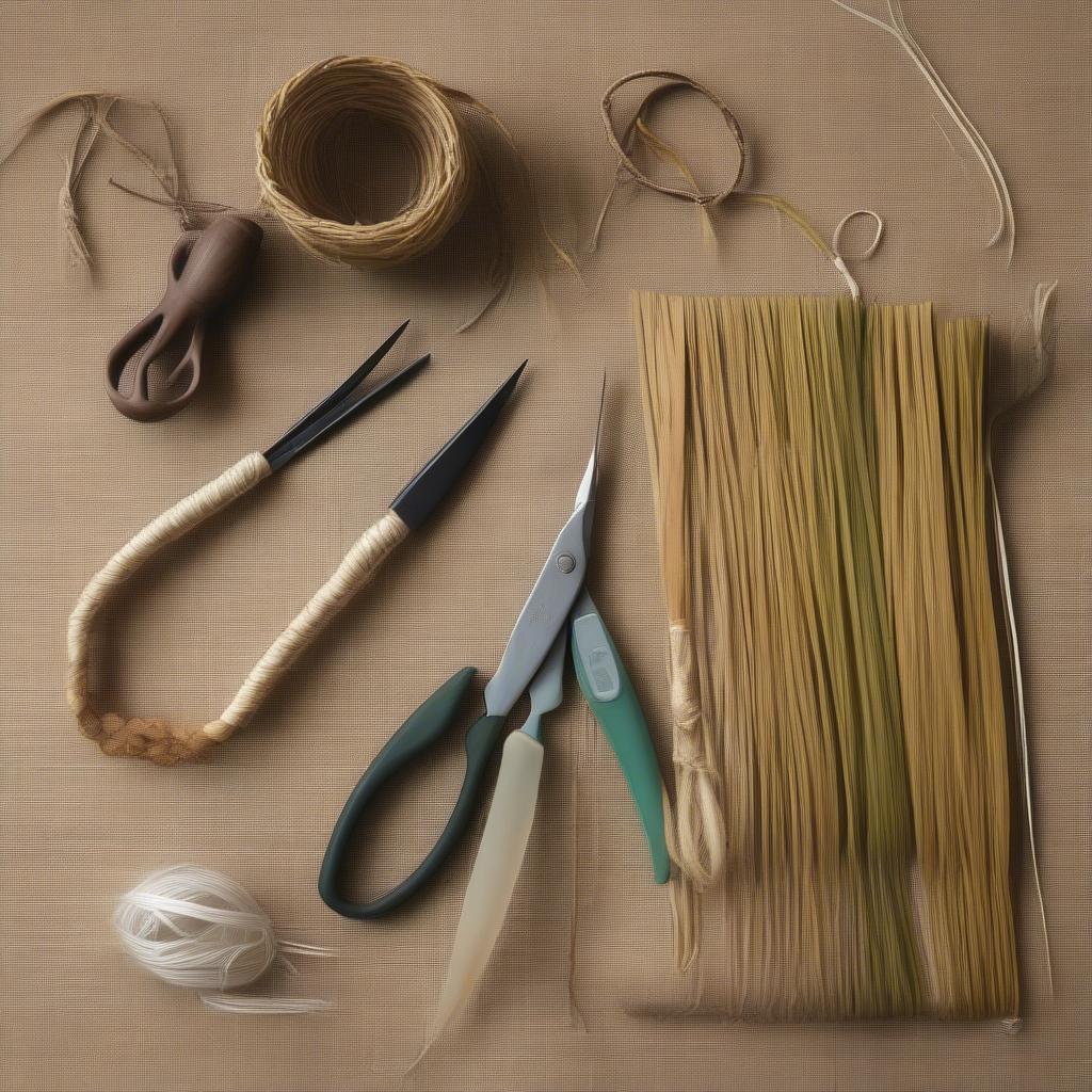 Essential Tools for Weaving a Palm Hat