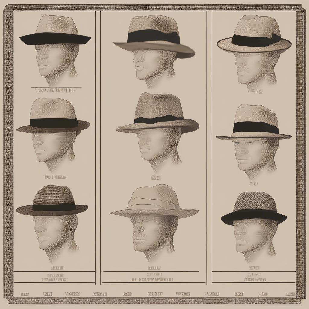 Side-by-side comparison of Panama hats with different weave counts, highlighting the variations in texture and tightness.