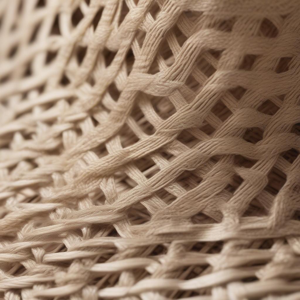 Close-up of the open weave of a Panama Jack hat showing the intricate detail and breathability.